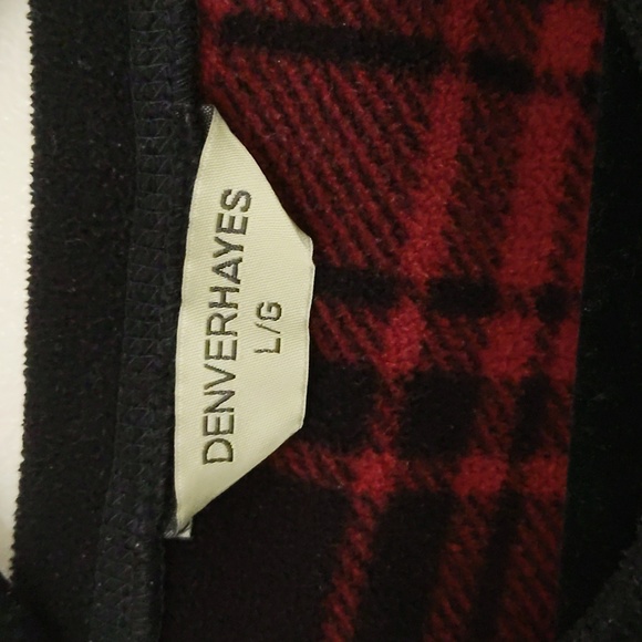 Denver Hayes| Black Long Sleeve Sweater Zippered 100% Polyester - Picture 4 of 8